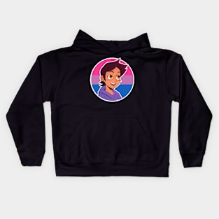 Light Bisexual Flag Kids Hoodie